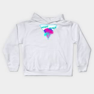 Miami Beach design Kids Hoodie